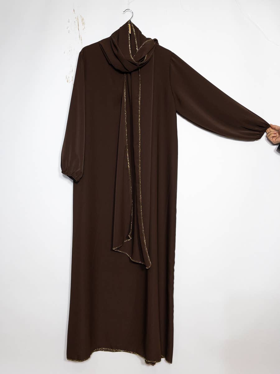 Medina Abaya aus Seide für Damen ref:2338pkdr