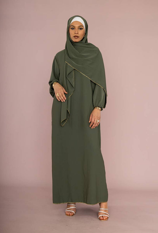 Medina Abaya aus Seide für Damen ref:2338pkdr