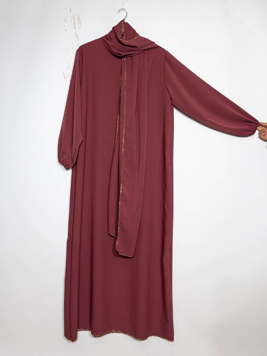 Medina Abaya aus Seide für Damen ref:2338pkdr