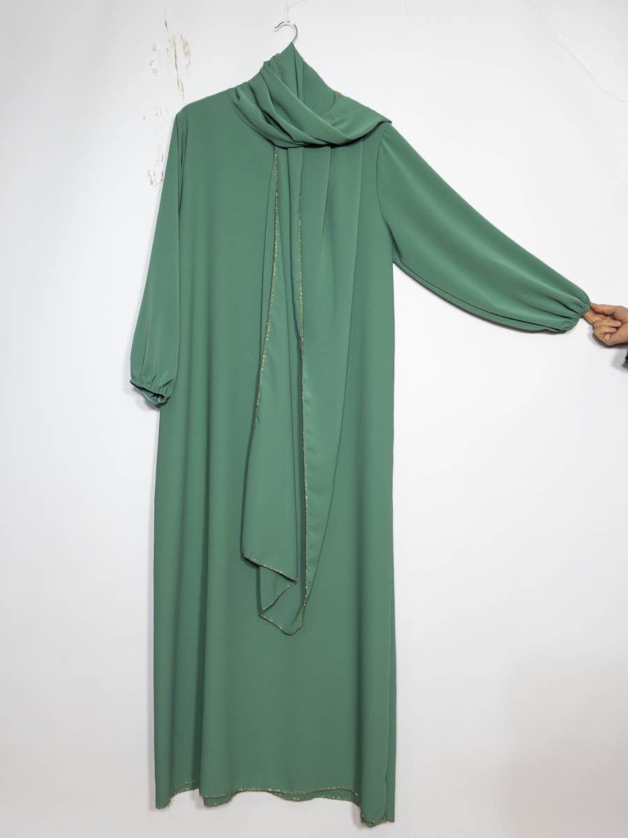 Medina Abaya aus Seide für Damen ref:2338pkdr