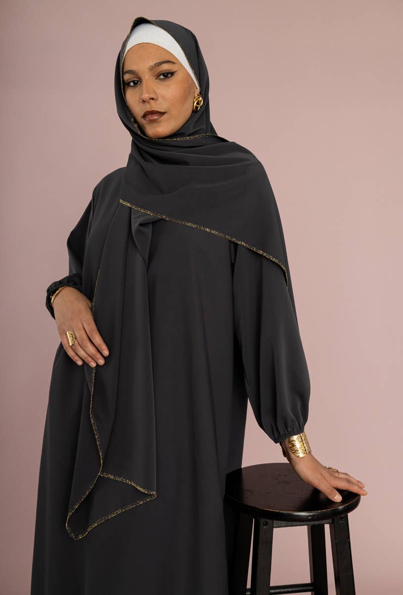 Medina Abaya aus Seide für Damen ref:2338pkdr