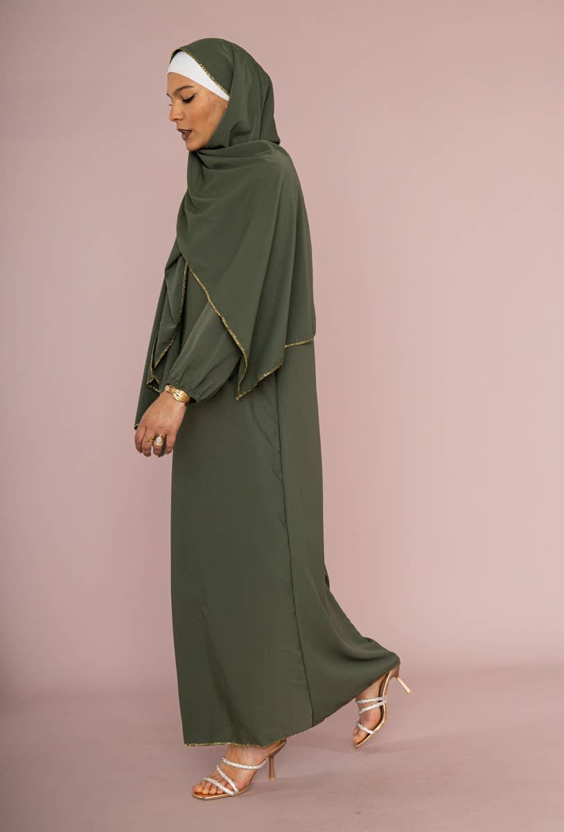Medina Abaya aus Seide für Damen ref:2338pkdr