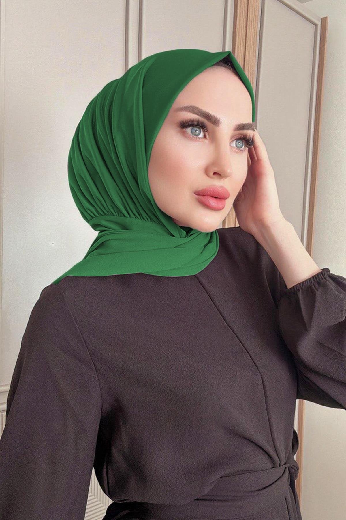 Praktischer Instant Hijab mit Quick Snap Fasteners | Einfach zu tragen Muslimische Kopftuch - Citcitli Sal