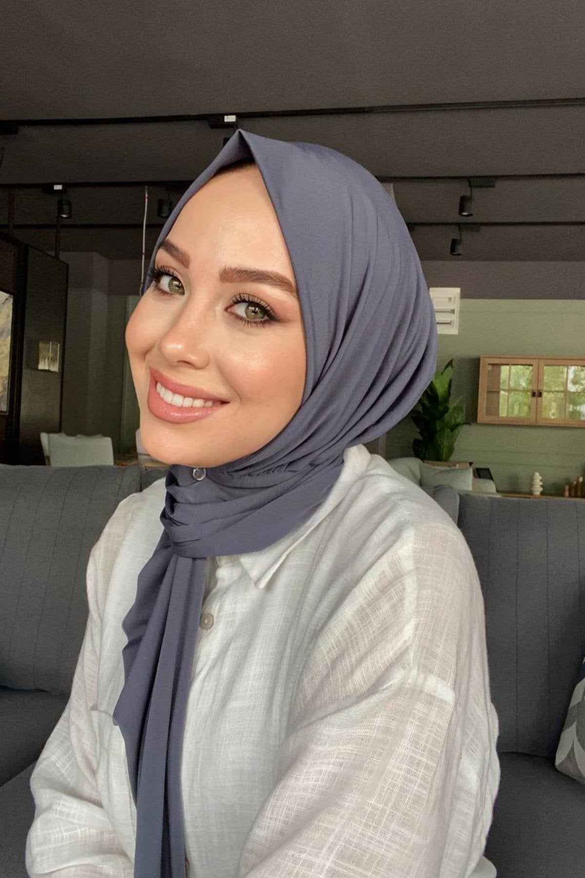 Praktischer Instant Hijab mit Quick Snap Fasteners | Einfach zu tragen Muslimische Kopftuch - Citcitli Sal