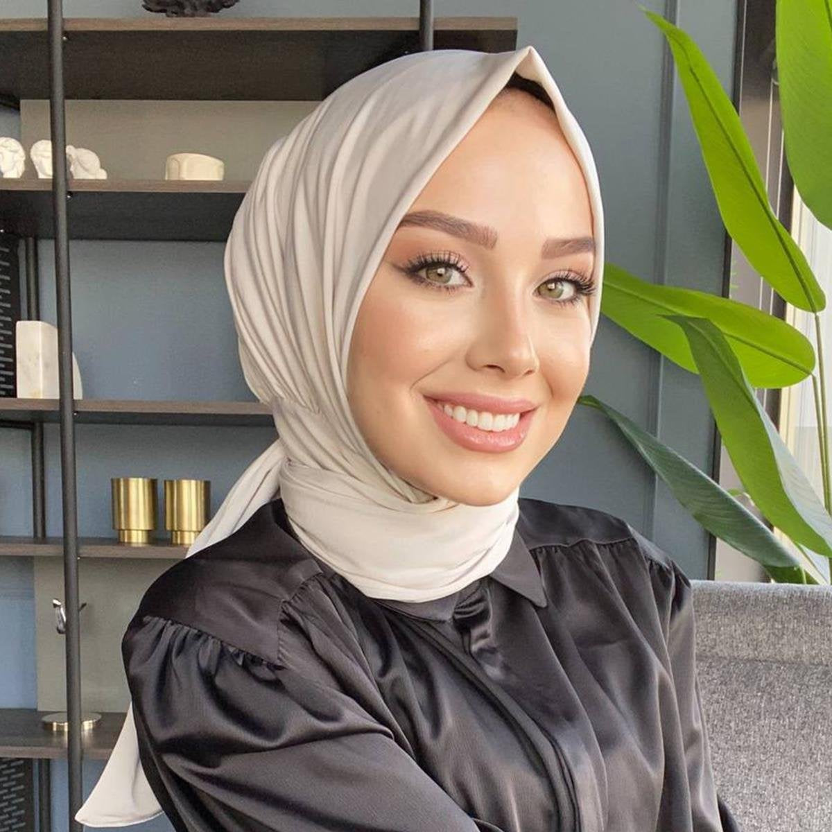 Praktischer Instant Hijab mit Quick Snap Fasteners | Einfach zu tragen Muslimische Kopftuch - Citcitli Sal