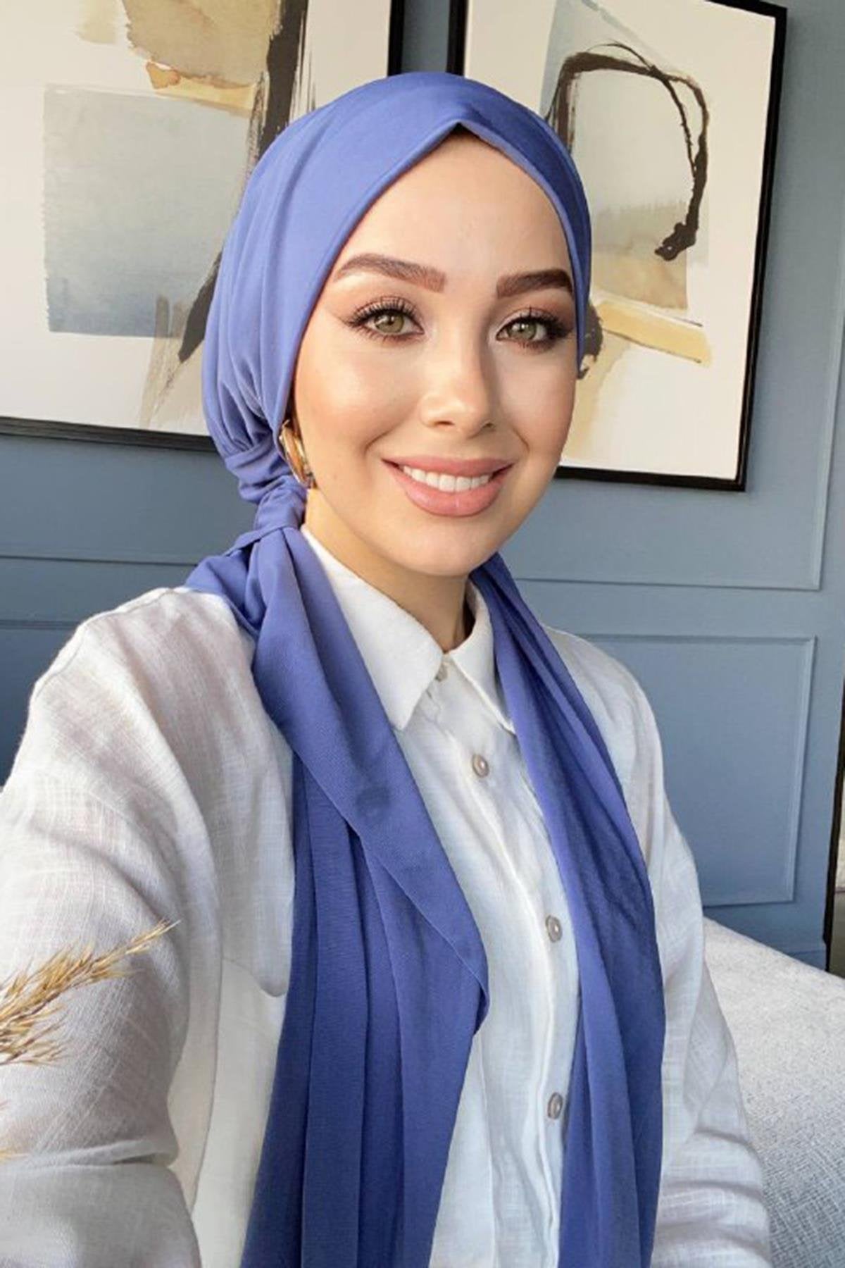 Praktischer Instant Hijab mit Quick Snap Fasteners | Einfach zu tragen Muslimische Kopftuch - Citcitli Sal